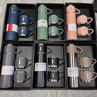 R.STOCK🍁500ml Vacuum Flask Set Mug Creative Vacuum Cup Set 304 Stainless Steel Thermos Flask Busines
