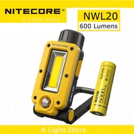NITECORE NWL20 Flashlight Multifunctional Work Light Headlamp Headlight Floodlight Spotlight