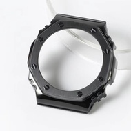 สายนาฬิกาหนังสแตนเลสแบบปรับแต่งได้สำหรับ Casio GA2100/GBM2100 ปี 2023 ฤดูใบไม้ผลิ ปิดด้วยหัวเข็มขัดแ