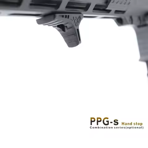 Black AR10 Airguns Airsoft Hand Stop Kit 4PCSpack Handguard Picatinny Rail Cover For Tactical AK AR1