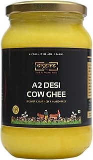 ORGURE A2 Desi Cow Ghee – Bilona Hand-Churned | Grass-Fed & Natural | No Preservatives | Non-GMO | L