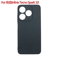 For Tecno Spark 10 Case Soft Silicone Case Tpu Black Casing Protection Mobile Phone Cover