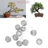 MESHOPMY 10pcs Bonsai Baskets, Small Plant With Spikes Gardening Fertilization Baskets, Automatic St