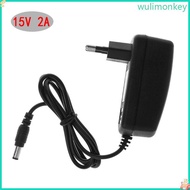 WU 15V2A AC 110V-240V Converter Adapter DC 15V 2A Power Supply Wall Charger Sup