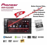 PIONEER AVH-G225BT 6.2” CAR DOUBLE DIN WVGA AV RECEIVER BLUETOOTH / USB / AUX / DVD CAR HEADUNIT