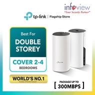 TP-Link Deco M4 AC1200 Gigabit Mesh WiFi Router System Support All ISP (WiFi Extender)