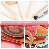 50s Photo Booth Props, 41pcs 1950s Photo Booth Props, Tvorvik 50s Party Decorations, Sock Hop Party 