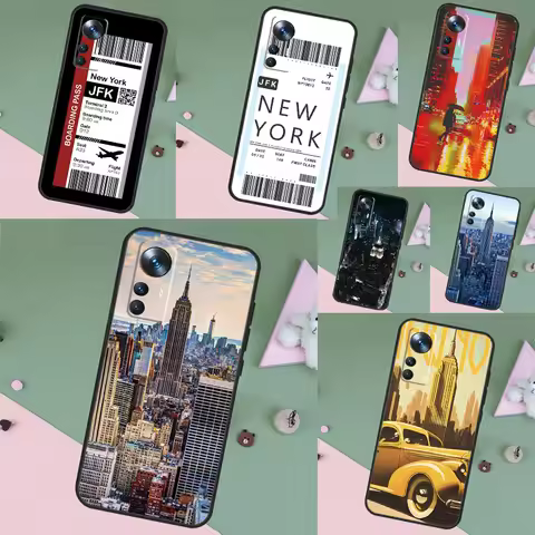 New York City Case For Xiaomi 15 13 14 Ultra 11T 12T 13T 14T Pro POCO X7 Pro X3 X5 F5 F6 M6 X6 Pro C