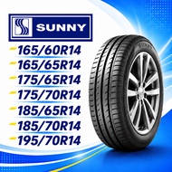 SUNNY Car Tire 165/60R14, 165/65R14, 185/70R14, 185/65R14,175/65R14 Tubelss Free Tire Valve DOT 2026