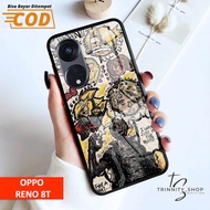 Softcase Glass For Oppo RENO 8T (4G) RENO 8T (5G) - Case Handphone RENO 8T (4G) RENO 8T (5G) [T102].