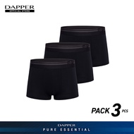 DAPPER แพ็ค 3 ชิ้น กางเกงชั้นในชาย Pure Essential ทรง Trunks