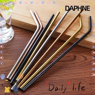 DAPHNE Drinking Straw Metal Bar Washable Straight Bend