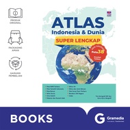 Buku Atlas Indonesia & Dunia Super Lengkap