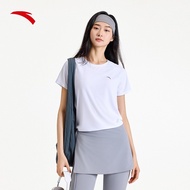 ANTA Women Training Short Sleeve Tee 9625B7121-5 -White (Baju Sukan Perempuan)