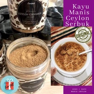 Kayu Manis Ceylon Srilanka| Organic |Serbuk |Gred Alba|Premium Grade| Ceylon Cinnamon Powder |