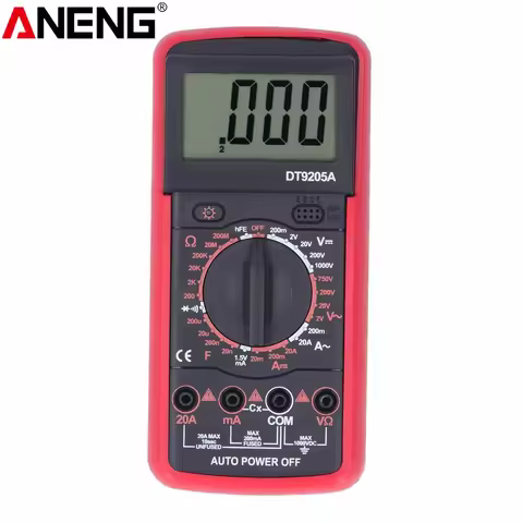 ANENG DT9205A Multi Functional Digital Multimeter Voltage Tester Short Circuit Detection Home Applia