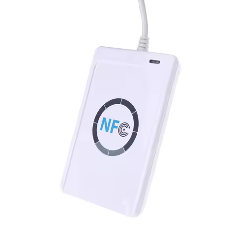 USB NFC RFID Smart Card Reader Writer For all 4 types of NFC (ISO/IEC18092) Tags + 1pc M1 Cards