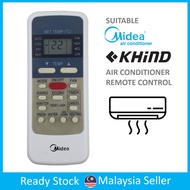 Replacement For Midea Khind rg51 Air Cond Aircond Air Conditioner Remote Control