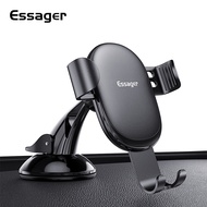 Essager Gravity Car Phone Holder For iP Samsung Universal Mount Holder For Phone in Car Cell Mobile Phone Holder Stand