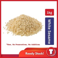 WHITE SESAME Seeds 1kg Bijan Putih 白芝麻
