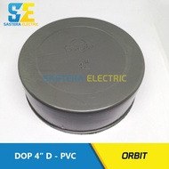 4" PVC Orbit Pipe Cap | Cap 4" inch D | Dop 4" PVC | 4" PVC Pipe Cap | Cap Pralon 4" in D