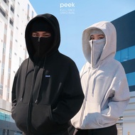 [Genuine] Jacket Hoodie Peek Full Face 2 Hats for Sun, Wind, Cold, Fine Dust Made of High Quality We