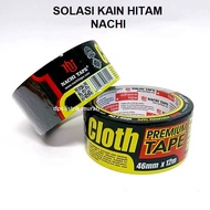 Black Cloth Tape Nachi Insulation Tape 2" x 12 Meters (46mm x 12 Meters)