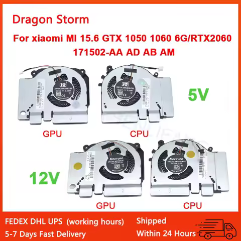 For Xiaomi Mi Gaming Notebook 5V 12V 171502-AA AD AB AK AM GTX1050 1060 RTX2060 EG75071S1-C010/C020-