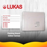 Lukas Painting Board Cotton Canvas 40x50cm , 50x60cm , 50x70cm & 60x70cm - German Quality