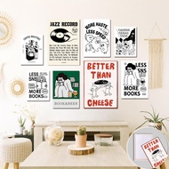 (With Frame）Black And White Poster Minimalist Line Drawing Home Décor Wall Art Living Room Canvas Dr