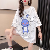 COD| Real Shot Real Price | 100% Cotton | New Style Summer Full Print Loose Short Sleeve T-Shirt 202