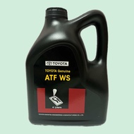 น้ำมันเกียร์โตโยต้า TOYOTA ATF WS แท้ศูนย์ ขนาด 4 ลิตร ฟรีแหวนรอง (โฉมใหม่)