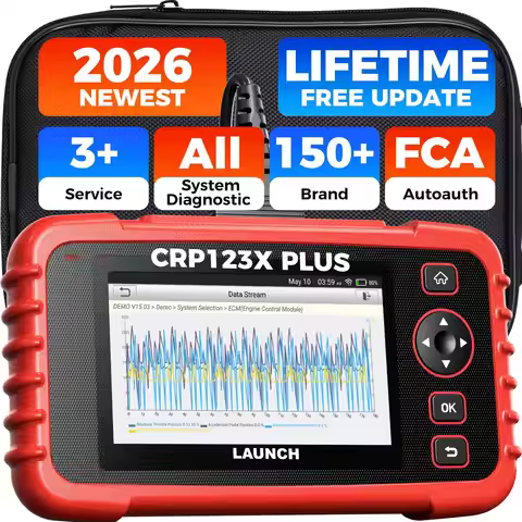 LAUNCH CRP 123X Plus All System OBD2 Scanner, 2026 Upgraded of CRP123X Car Diagnostic Tool, Lifetime