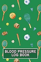 Blood Pressure Log Book: Mens Sports Theme Weekly BP Journal, Daily 2 Year (104 weeks) Personal Trac