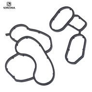 [SONONIA] ABS Rubber Oil Filter Housing Seal Gasket Kit High Performance for BMW E46 E61 E81 E87 E90