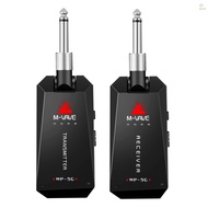 (Docooler)M-VAVE WP-5G Wireless 5.8G Guitar System Rechargeable Audio Transmitter and Receiver ISM B