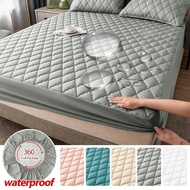 Waterproof Mattress Cover Elastic Matress Protector Double Bed Jacquard Sheet Cover Non-slip Bedspreads For King/Queen Size 1pc