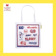 Kloset &amp; Etcetera Snacky Time Tote Snacky Time กระเป๋าถือปักดีเทล