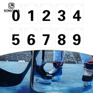 [SONONIA] 0-9 Score Keeper Score Flipper Scoring Board Record Counting Flip Number Cards for Tennis 