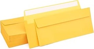 100 Pack Metallic Gold Envelopes #10 Business Envelopes 4-1/8 x 9-1/2 Self adhesive Mailing Envelope