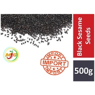 Ez Bizy Lengah Hitam / Black Sesame Seed - 500g  Bijan Hitam Ellu Herbs Rempah Ratus