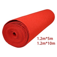 [nvnrbso] Red Carpet Aisle Runner 1.2M Wide Durable Portable Red Aisle Runner Wedding Carpet for Par