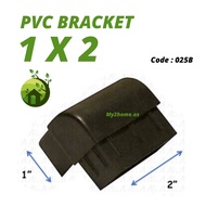 aluminium 1 X 2 two way PVC Outer Corner Hollow Bracket Code 025