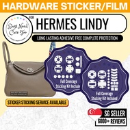 [𝐁𝐍𝐂𝐓👜]💛 Hermes Lindy 19/20/26/30/34 Bag Hardware Protective Sticker | Full Coverage Bespoke Seal/Fi
