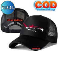 ViraL Gallery PETA INDONESIA Trucker Hat - PETA INDONESIA Logo Distro Hat - Premium INDONESIAN MAP H