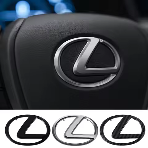 Car Interior Steering Wheel Emblem Badge Covers Decor For Lexus F SPORT IS250 IS200 CT200h GS300 LS4