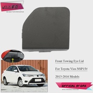 ZUK For Toyota Vios NSP15# 2013-2016 Fornt Bumper Towing Hook Garnish Cover Front Hauling Eye Lid Trailer Trim Cap