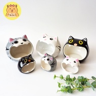 Cat Ceramic Hideout Hamster Small Animal Cooling Ceramic House