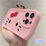 Hello Kitty Silicone Cases For Samsung Galaxy A55 5G S24 S23 S22 S21 FE Ultra Plus S24+ S23+ S22+ S2