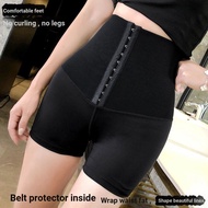 Breasted Waist-narrowing Belly-narrowing Pants Barbie Pants Women's 5-point Abdomen-narrowing Arm @-